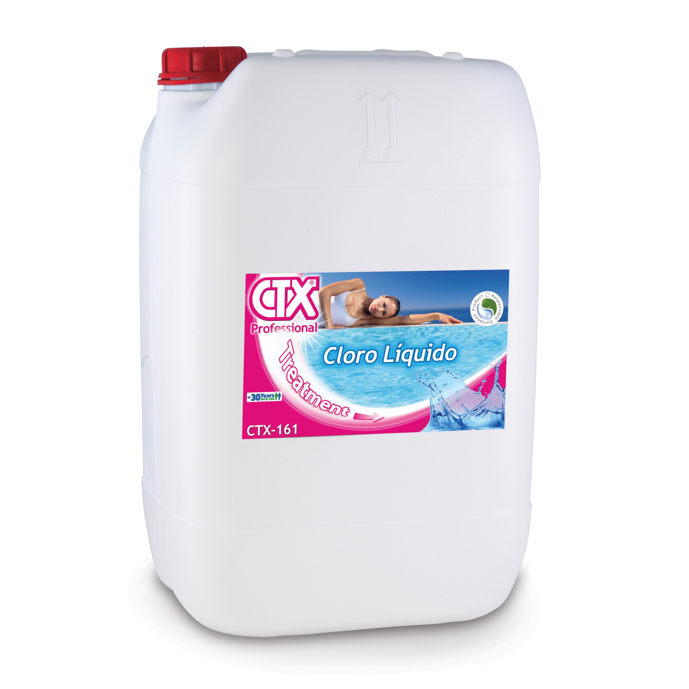 PM Piscine - CTX-161 Cloro liquido - Ipoclorito di sodio 25 LT